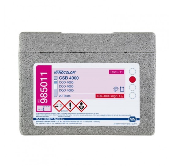 NANOCOLOR® COD - 400–4000 mg/L O2 - 20 TEST