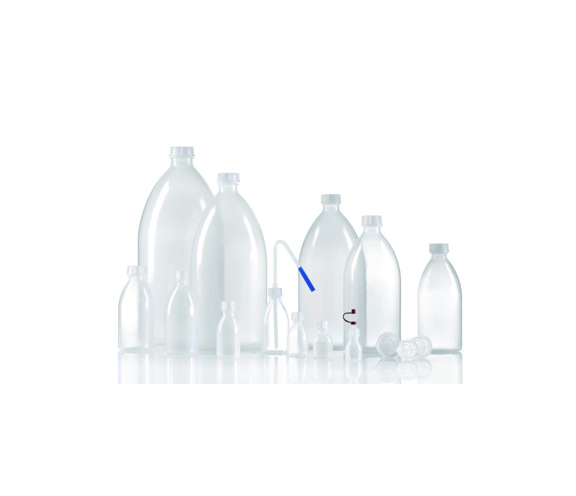 Bottiglia PE-LD, 5 L, Ø 162,0 mm, h 355,0 mm, Ø filettatura esterna 40 mm - 1 pz