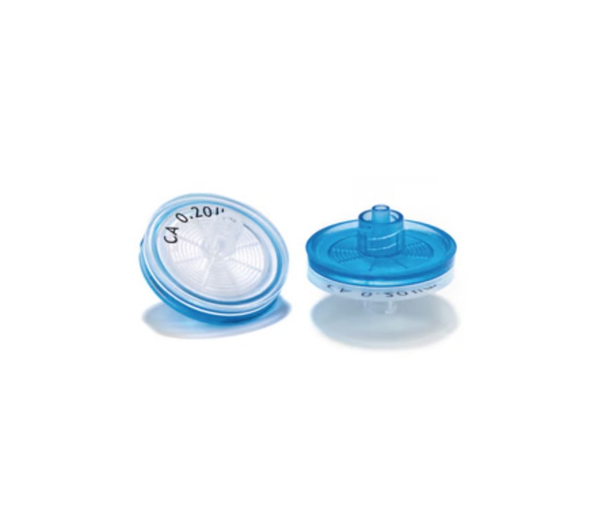 Filtro per siringa CA, Ø 25 mm, pori 0,20 µm, blu, non sterile - 500 pz