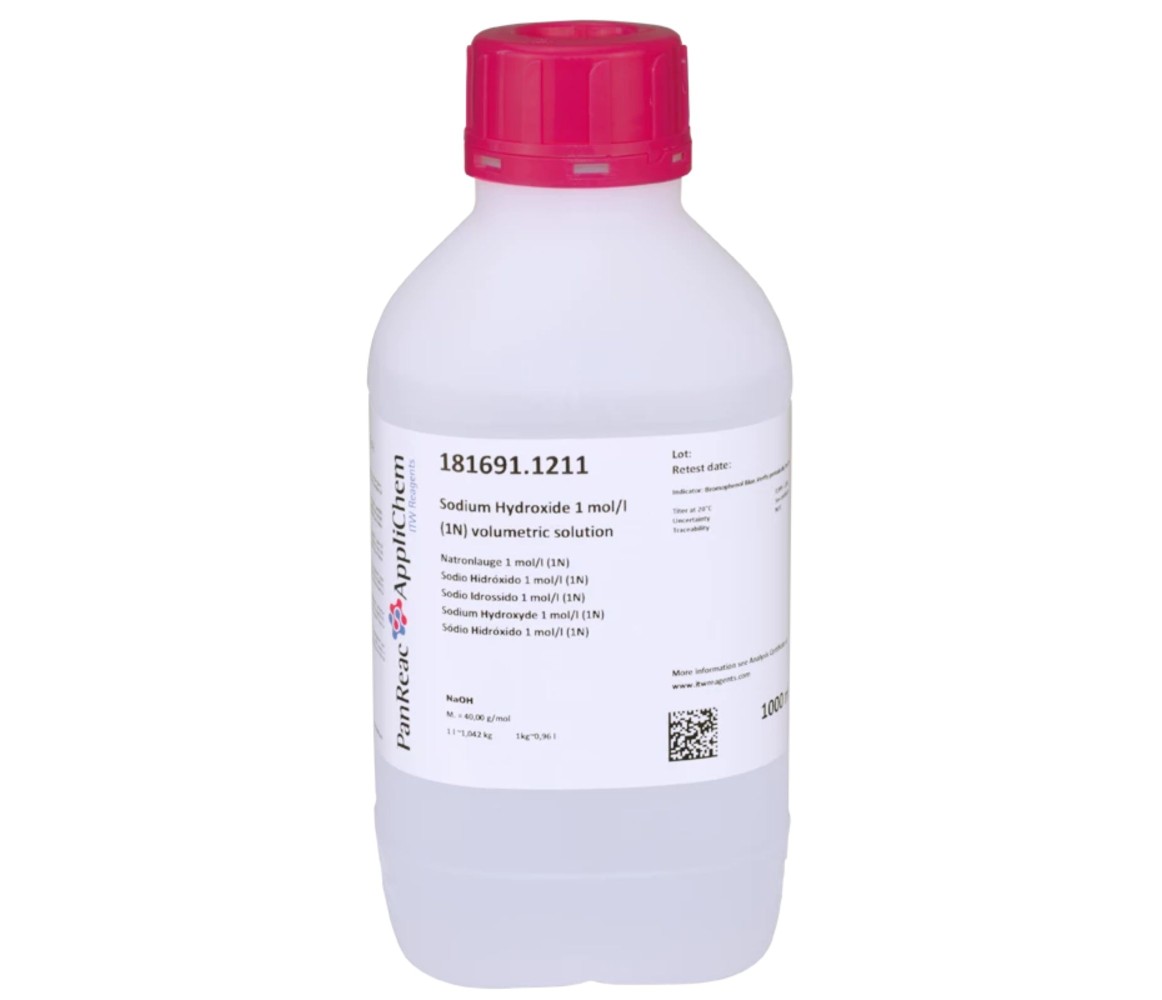 Sodio idrossido 1 mol/l (1N)-PA-Per analisi 1 L