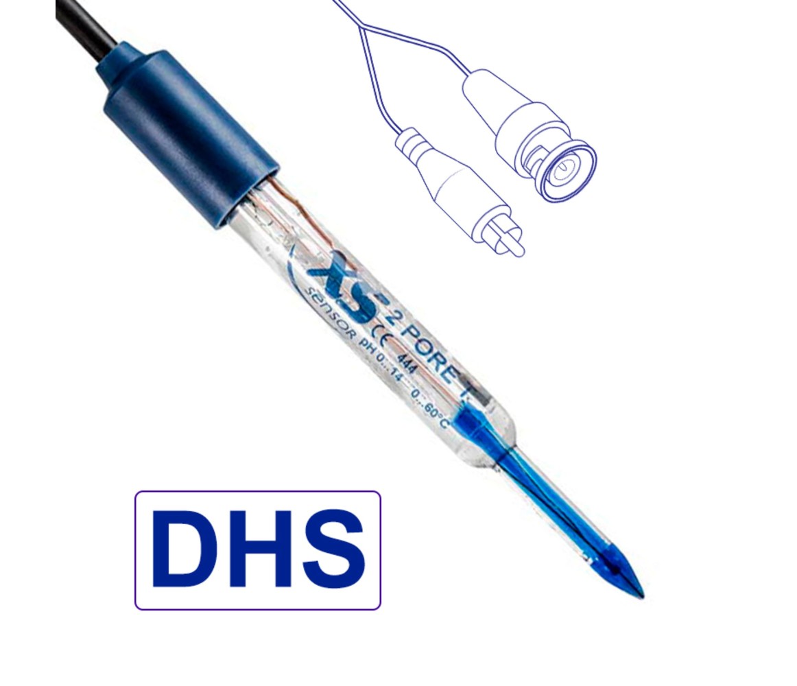ELETTRODO 2 PORE digitale di pH combinato con tecnolog. DHS